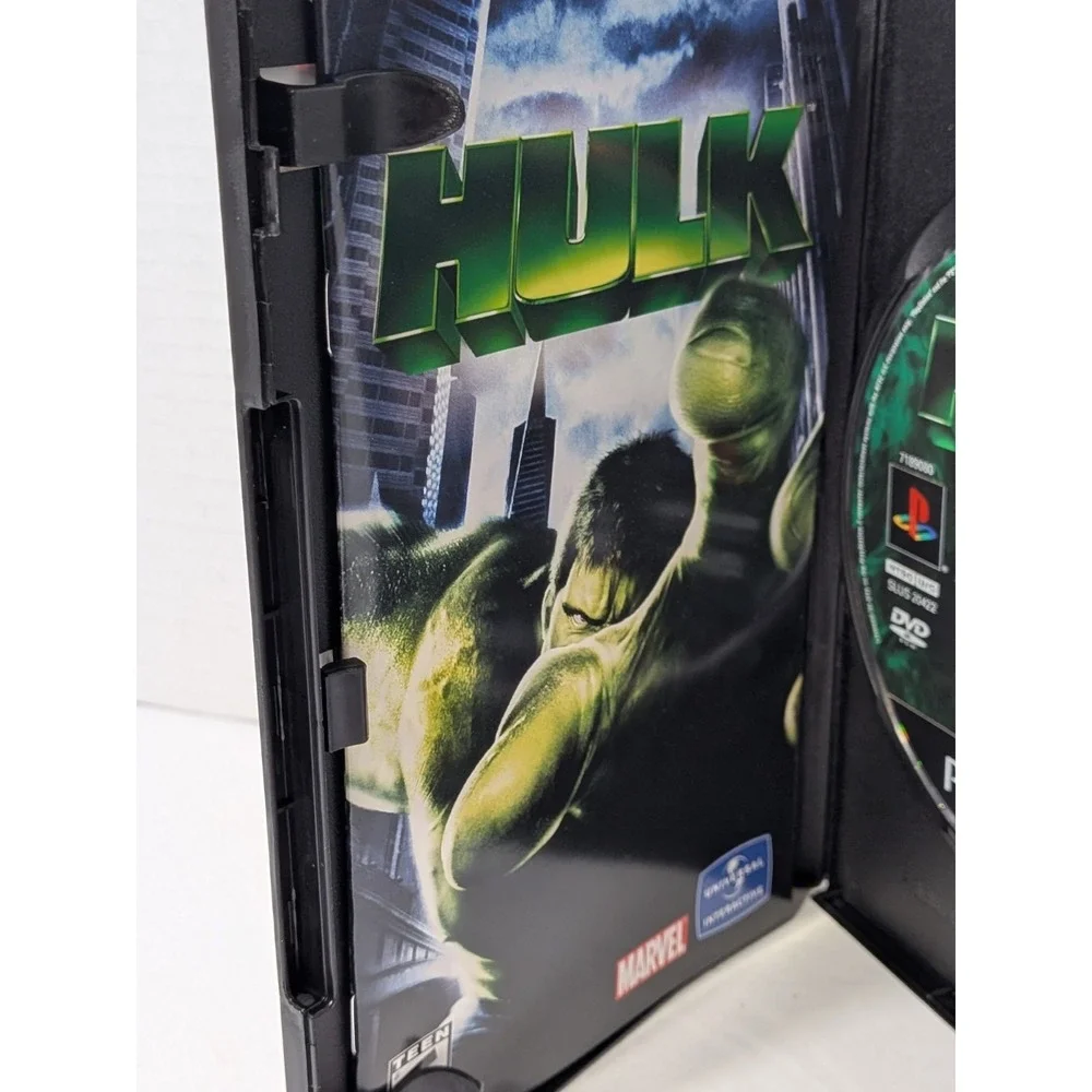 Hulk PS2 CIB (Sony PlayStation 2 2003) Complete with Registration Card - Tested